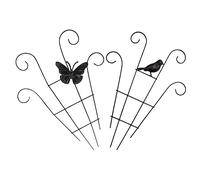UPKOCH 2 Pezzi Supporto Per Piante Rampicanti Arrampicata Supporti Per Vasi Da Fiori In Vaso Supporto Per Fiori a Traliccio Rampicante Pianta Piccolo Fito Black Ferro Da Stiro