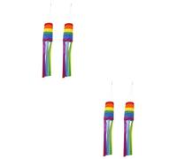 UPKOCH 2 Set Bandiera Del Arcobaleno Bandiere Arcobaleno Per L'esterno Calze A Bandiere Di Direzione Del Bandiere Del Per L'arredamento Del Giardino 2 Pezzi * 2