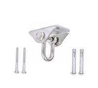UPKOCH 2 Set Gancio in Acciaio Inossidabile all'aperto Ganci per Appendere Avvertimento Gancio Girevole Ganci per Amaca Appendiabiti per Amaca Silver