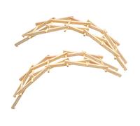 UPKOCH 2 Set Giocattoli Arch Bridge Legno Handmade per Diy Ponte Ad Arco Educativo per Progetti Scientifici e Sviluppo Manuale