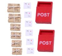 UPKOCH 2 Set Miniature Cassette Postali e Pacchi per Casa delle Realistico Miniatura per Decorazione e Stimola Creatività e Coordinazione Manuale Piccole Scatole per Scenari Dollhouse