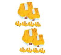 UPKOCH 2 Set Ornamenti Cottage Di Paglia Minuscola Casa Villetta Ornamento Minuscolo Arredamento Per La Casa Mini Decorazioni Paesaggio in Miniatura Resina Sintetica 10 Pezzi*2