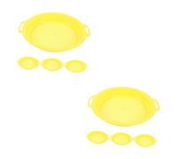 UPKOCH 2 Set Pani per Filtraggio E Setaccio per Ricerca Oro Strumenti per Prospezione Mineraria Facile da Usare E Portatili Design Antiscivolo E Separazione Minerali 4 Pezzi*2