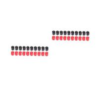 UPKOCH 2 Set Proteggitori per Stecche Biliardo Sostituibili per Biliardo E Snooker Colori E Accessori per La Protezione della Coda del 20 * 2