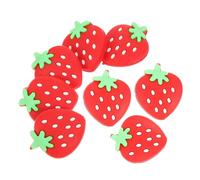 UPKOCH 2 Set Smorzatore per Racchette Tennis Silicone Forma Fragola Accessorio Antivibrazione per Racchette Tennis E Facile Applicare 8 * 2