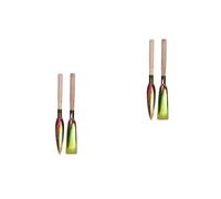 UPKOCH 2 Set Strumento Di Pala Di Fiori Paletta Piccolo Strumenti Da Giardinaggio Vanga Piante Frattazzo Per Rasatura Strumento Da Giardino Piantare Pala Acciaio Al Manganese 2 Pezzi*2