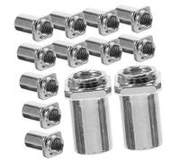 UPKOCH 20 Pezzi Dadi Girevoli per Tamburo da 5 Mm per Tom Lug, Ricambi per Blocchetto Tamburo da Pavimento, Accessori Hardware per Batteria e Percussioni, Compatibili Supporti