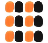 UPKOCH 20 pezzi di copertura per microfono: piccola protezione antivento per microfono, manicotti per parabrezza per KTV, canto, esibizioni sul palco - scudo protettivo in spugna per portatile