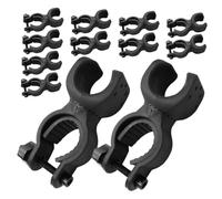 UPKOCH 20 Supporto per Torcia Passeggio Clip LED per Deambulatore Rotelle Scooter e Bicicletta Sicurezza Notturna Migliorata