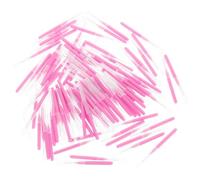 UPKOCH 200 Pezzi Spazzolini Interdentali di Plastica Rosa Setole Morbide, Impugnatura Ergonomica, Pulizia Precisa i Denti per Uso Quotidiano, Igiene Orale in Viaggio, Ufficio e Casa