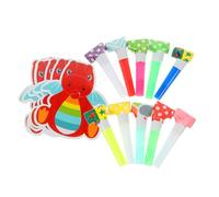 UPKOCH 20pezzi Soffiatori Di Festa Colorati Divertenti Noisemaker Per Compleanni e Celebrazioni Accessori Per Eventi e Feste Con Tema Dinosaurs