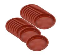 UPKOCH 20pezzi Sottovasi per Piante Rotondi in Plastica Vassoi di Drenaggio per Vasi da Fiori Raccolgono Acqua e Terriccio Versato Proteggono Superfici e Pavimenti Adatti alla Maggior