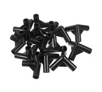 UPKOCH 25 Pezzi Accessori per tende da sole raccordi per tubi a baldacchino connettori del palo del baldacchino accessori da campeggio connettore da giardino in plastica Nero