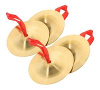 UPKOCH 2paia Finger Cymbals for Kids Musical Instruments for Dance Parties Belly Dancing and Kids Entertainment Lightweight and Props
