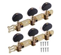 UPKOCH 2pezzi Accordatore per Chitarra Acustica Accordatura Elettronica per Strumenti Corda Trittico Creativo Nero Chiodi per Corde Professionali Facile da Usare e Decorativo