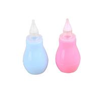 UPKOCH 2pezzi Aspiratore Nasale Sicuro Per Blu Rosa Pulizia e Controllo Facile Della Suzione Per Rimuovere Caccole Senza Danni Alla Sensibile Del