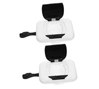 UPKOCH 2pezzi Dispenser Salviette Umidificate Portatile Da Contenitore Ricaricabile Per Scatola Per Salviette Da Viaggio Facile Aprire e Utilizzare Design e Compatto Per Passeggini e