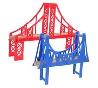 UPKOCH 2pezzi Giocattolo Treno Sostituzione Ponte Ferroviario Accessori Per Pista Treno Con Design Compatto e Leggero Per Scene Di Gioco e Costruzione Modellistica