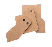 UPKOCH 2pezzi Supporto Posteriore per Cornici Marrone in Legno Angolo Regolabile per Telaio Colonna e Tavola per Foto, per Esposizione e Decorazione