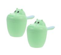 UPKOCH 2pezzi Tazze Risciacquo Per Bagnetto Coppa Per Shampoo Con Flusso Controllato e Design Adorabile Perfetta Per Risciacquare Dei Modo Delicato Lacrime Hippo