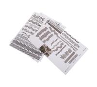 UPKOCH 3 Fogli Adesivi Miniature Strada in Scala Micro Stickers Autoadesivi con Texture Mattoni per Modelli Architettonici Materiali Paesaggio Sandscape per Diorama Giardino Urbano