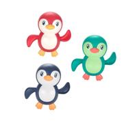 UPKOCH 3 Pezzi Clockwork Giocoso Giocattolo Da Pinguino Giocoso Vasca Da Bagno Per Doccia Che Fa i Primi Passi Galleggia Giochi D'acqua Giocattolo Pinguino Da Bagno Abs