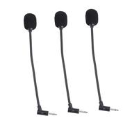 UPKOCH 3 Pezzi Microfono Per Computer e Telefoni Taglio Dritto Portatile Piccolo Due Vie Mono Stereo Poli Pin Poli