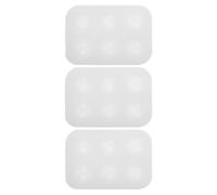 UPKOCH 3 Pezzi Set 3 Tavolozze in Silicone 6 Fori Tavolozza per Pigmenti e Acquerelli Design Pratico per Principianti e Pittori