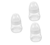 UPKOCH 3 Pz Bottiglia Per Tiralatte Bottiglia Anti-perdita Bottiglia Per Latte a Collo Largo Bottiglie Per La Conservazione Del Latte Biberon Per Il Latte Pp