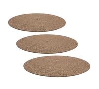 UPKOCH 3 Pz Tappetino Per in Sughero Tappo Della Porta Della Staffa Puzzle Giradischi a Disco Estensore Delle Valvole Pneumatici a Valvola Portapenne Tridimensionale Brown