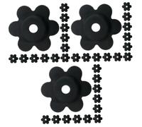 UPKOCH 3 Set Fermabandiera Antiscivolo Gomma Per Stoppers Per Bandiere Da Esterno Accessorio Per Fissaggio Bandiere Decorativi 12 Pezzi*3