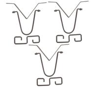 UPKOCH 3 Set Gancio V per Accessori per Installazione Facile e Stabile per Grondaie e Scolapiatti Adatto per Uso Ed Esterno