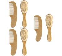 UPKOCH 3 Set set di pennelli in lana distributore di formule tuta da bambino pettine abito spazzola per la cura dei del bambino forniture per bambini morbido impostare Regalo