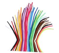 UPKOCH 30 pezzi Lacci Tondi Colorati per Scarpe Sportive Stringhe Resistenti e Morbide per Sneakers Stivali e Scarpe da Pattinaggio Accessori Moda per Adulti