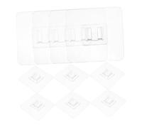 UPKOCH 30pezzi Ancoraggi Mobili Auto-adesivi Per Sicurezza Infantile Fissaggi Per Armadi e Librerie Senza Trapano Protezione Antiribaltamento