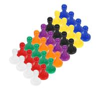 UPKOCH 32 pezzi Pedine Scacchi in Plastica Multicolore Colori Vivaci per Giochi da Tavolo Accessori Resistenti per Scacchiera e Giochi di Società Adatti Tutte le Età