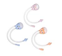 UPKOCH 3pezzi Aspiratore Nasale Silicone Per Ragazzo Ragazza Tubo Trasparente e Design Rimovibile Per Pulizia Sicura e Pratica Del Naso Dei Ragazzo Ragazza