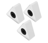UPKOCH 3pezzi Bandierine Triangolari Logo per Microfono per Interviste Presentazioni e Registrazioni Audio Compatibili Vari Modelli di Microfono