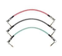 UPKOCH 3pezzi Cavo Patch Per Chitarra Maschio Da Maschio in Nylon Ad Alta Densità Resistente Alla Trazione e Durevole Per Collegamento Audio Strumenti Musicale Basso Chitarra Elettrica Ta