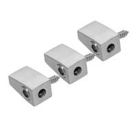 UPKOCH 3pezzi Dadi Di Bloccaggio Delle Corde Per Chitarra Senza Paletta Fermacorda in Ottone Per Chitarra Elettrica e Basso Parte Di Ricambio Per Ponte Per Strumenti Corda