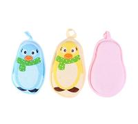 UPKOCH 3pezzi Spugna da Bagno per Bimbi di Spugne da Doccia Resistenti e Durevoli Cordino per Appendere Spugna da Bagno per Ragazzo Ragazza e Bagnoschiuma