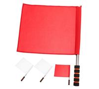 UPKOCH 4 Bandiere Comando per Inossidabile con per Allenamento Controllo e Arbitraggio Calcio Pallavolo e