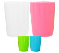 UPKOCH 4 Copribottiglie in Silicone Antiscivolo e Protettivo per Bicchieri in Vetro Manicotto Rinforzato Custodia Reutilizzabile per Bottiglie Cover Antiurto per Tumbler