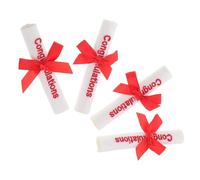 UPKOCH 4 Mini Diplomi Pergamena per Decorazioni Festive Peluche Graduazione Class Of per Feste