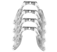 UPKOCH 4 pezzi Cuscinetti per Occhiali in Silicone Trasparente Antiscivolo Naselli Ergonomici per Ponte Naso Adatti Occhiali Comfort e Stabilità Migliorati