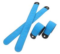 UPKOCH 4 pezzi Fasce LED Regolabili per Caviglia Riflettenti Ricaricabili USB per Equitazione Notturna Corsa e Sicurezza e Visibilità Outdoor