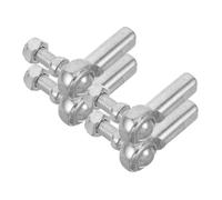 UPKOCH 4 Pezzi Kit Testa Sferica Sterzo Filettata per ATV Quad Giunto Sferico Sospensione Resistente e Leggero per Sostituzione Braccio Oscillante Anteriore