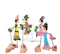 UPKOCH 4 Pezzi Marionette Delle Ombre Cinesi Fai Da Te Giocattoli Artigianali Per La Narrazione Giocattolo Per I Bambini Giocattoli Per I Bambini Teatro Delle Marionette Delle Ombre