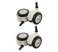 UPKOCH 4 Pezzi Ruote Stepper Mini ruote di caster di ricambio Pu