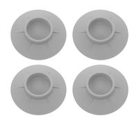 UPKOCH 4 Pezzi Tampone per Lavatrice in Gomma Ventosa, Base Tonda | Pavimenti in Legno e Piedini Asciugatrice, Drenaggio Facile, Texture Inferiore ad Anello, Casa e Negozio